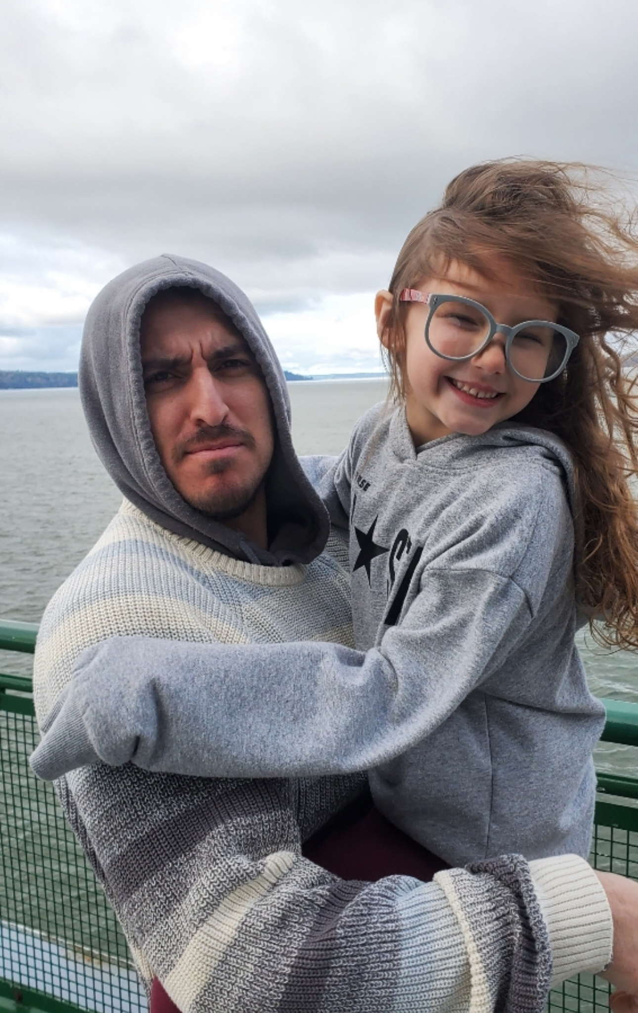 Kyden and JJ on a Ferry